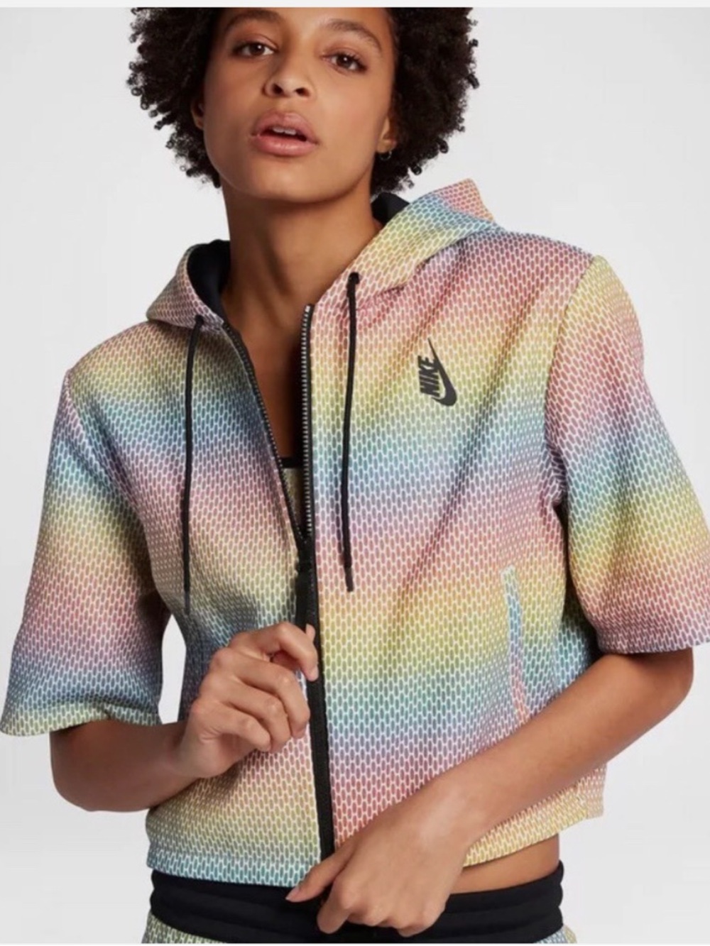 NIKE NIKELAB ESSENTIALS AURORA REFLECTIVE HOODIE